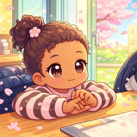 Kawaii artwork generated with Mochi