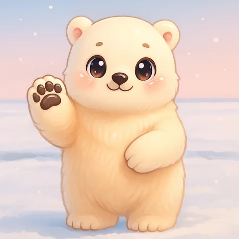 Kawaii artwork generated with Mochi