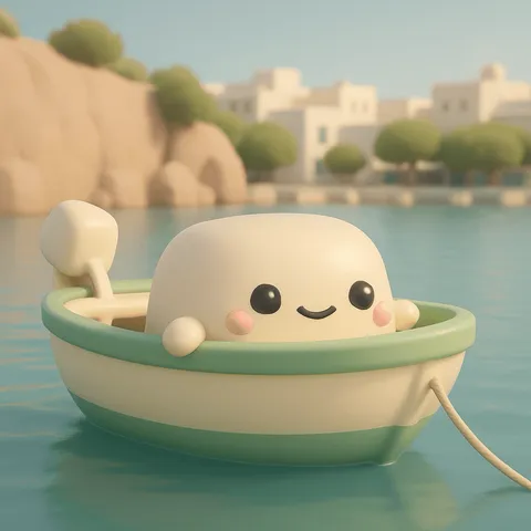 Kawaii artwork generated with Mochi